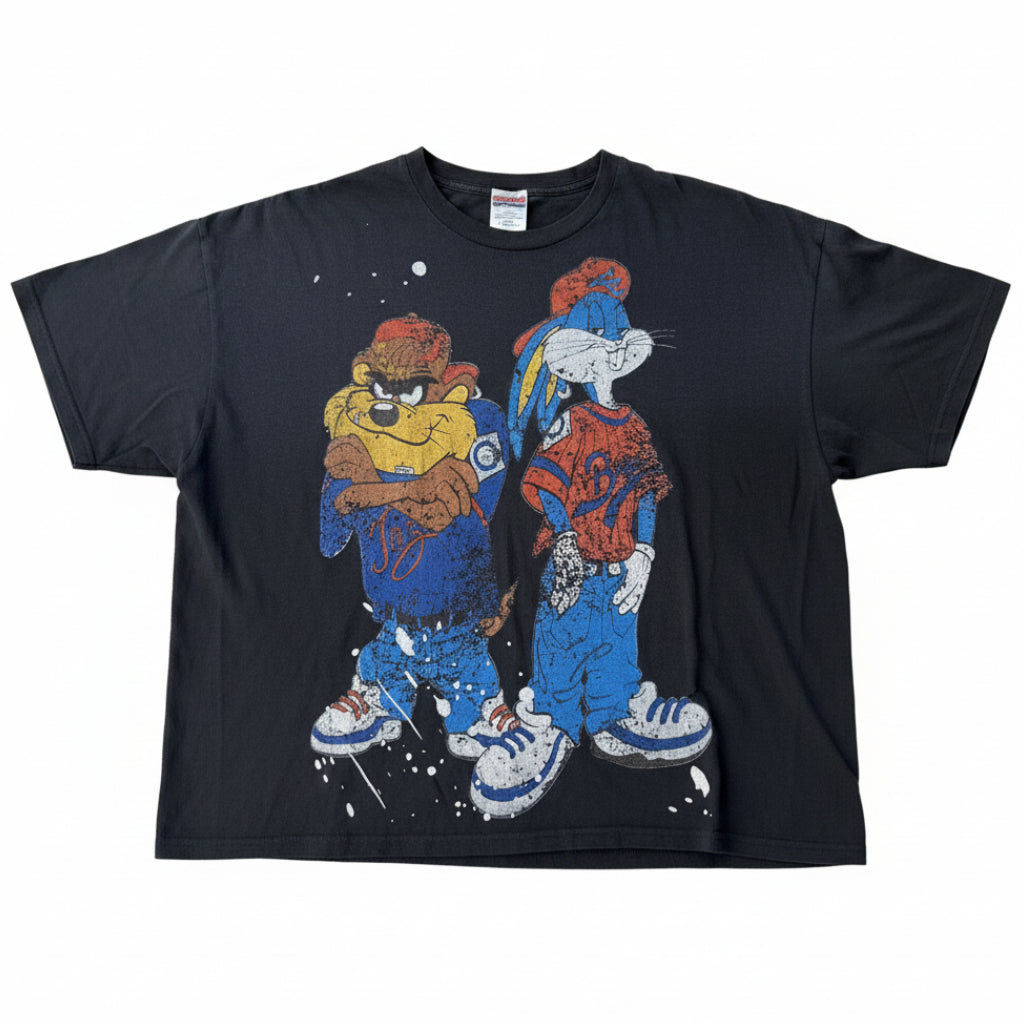 Fujimoto 'Taz & Bugs' Vintage Blue Tee