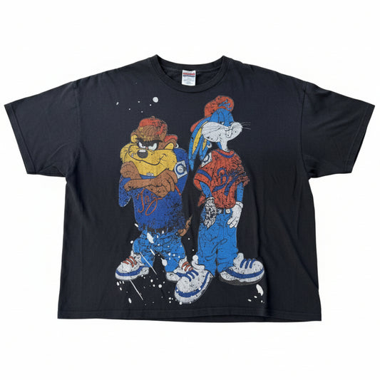 Fujimoto 'Taz & Bugs' Vintage Blue Tee