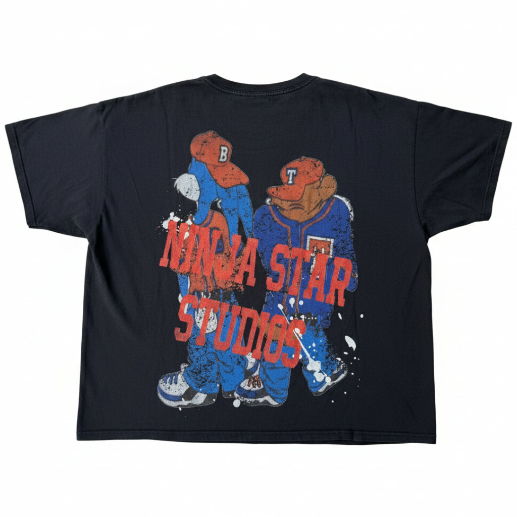 Fujimoto 'Taz & Bugs' Vintage Blue Tee