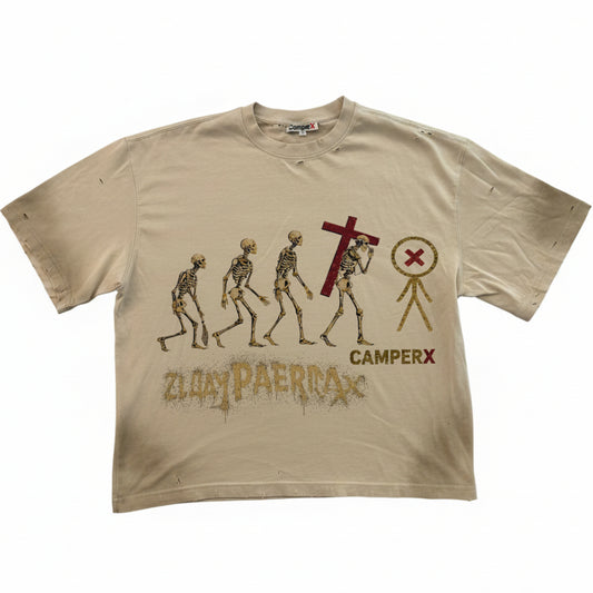 CamperX 'Evolution T' Cream Tee
