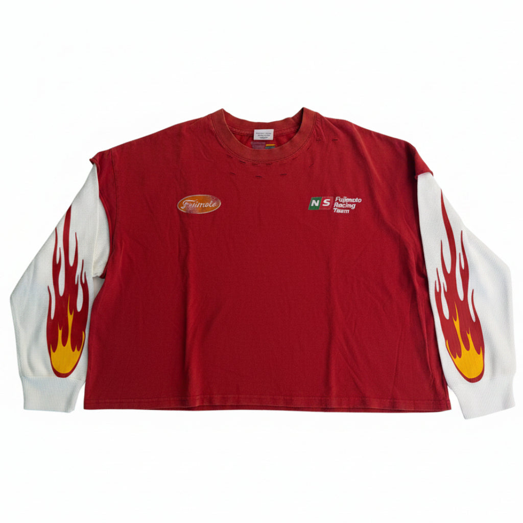 Fujimoto 'Racing Team' Red Long Sleeve