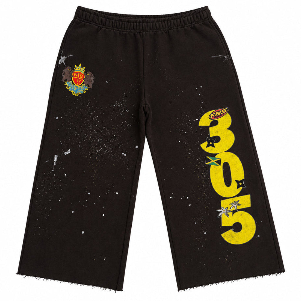 Fujimoto ‘305’ 3/4 Brown Sweatshorts