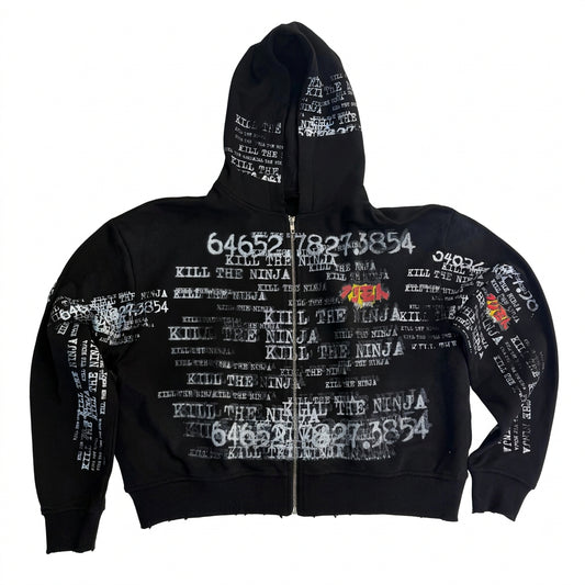 Fujimoto ‘Kill The Ninja’ Black Hoodie