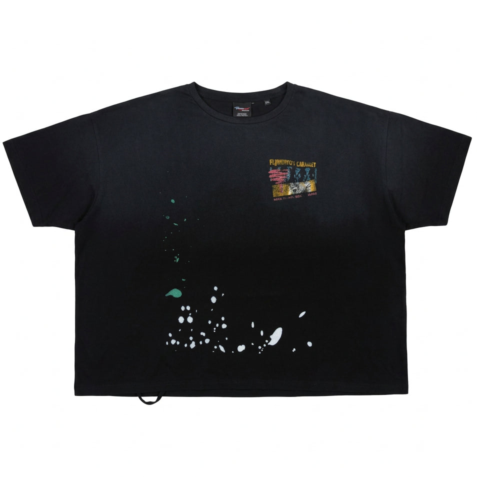Fujimoto Shirt 'Fujimotos Cabaret 2.0' Faded Black Tee