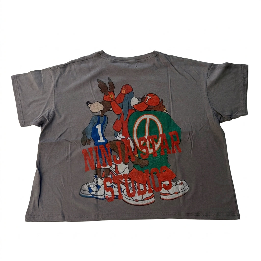 Fujimoto ‘Looney Toonz’ Grey Tee