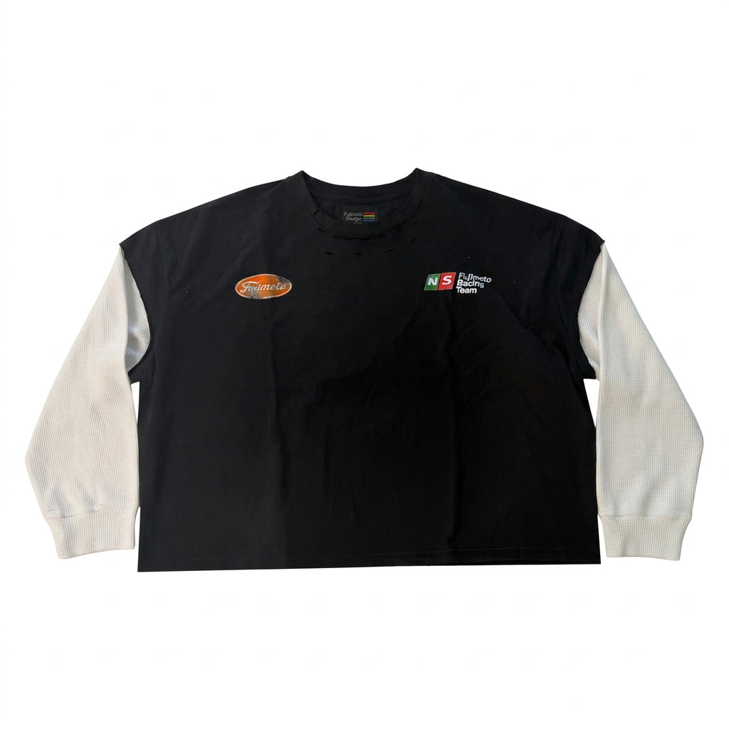 Fujimoto ’MotorSport’ Black Long-Sleeve