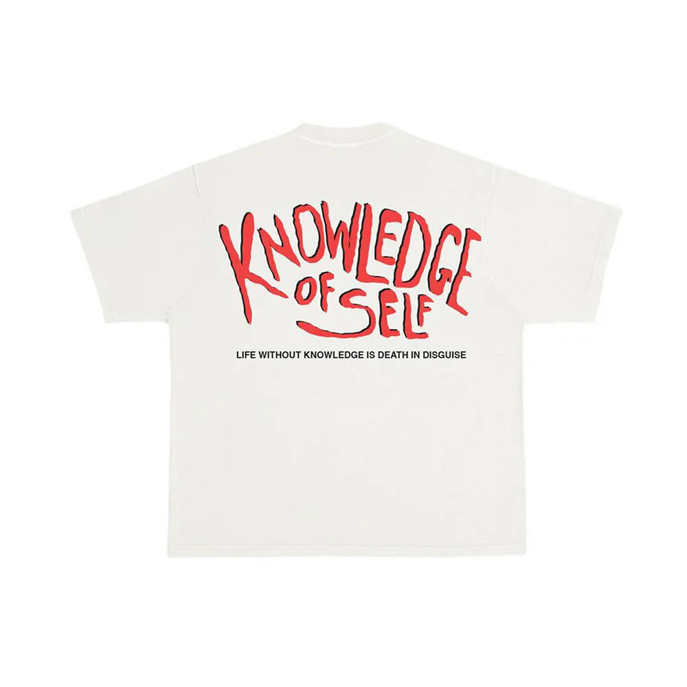 Individualist “Knowledge of Self” Antique White Tee