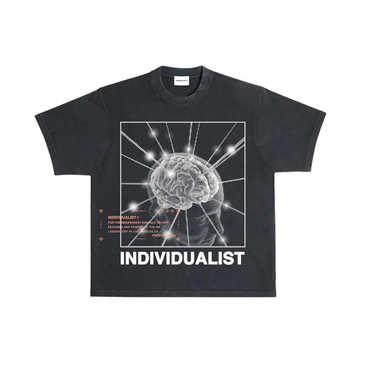 Individualist “Knowledge of Self” Vintage Black Tee