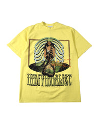 Individualist “Snake Charmer” Pale Yellow Tee