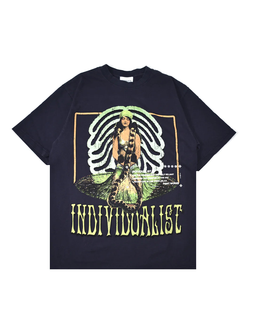 Individualist “Snake Charmer” Vintage Navy Tee