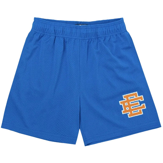Eric Emanuel NY Knicks 'EE Basic/Core' Electric Blue/Orange Short