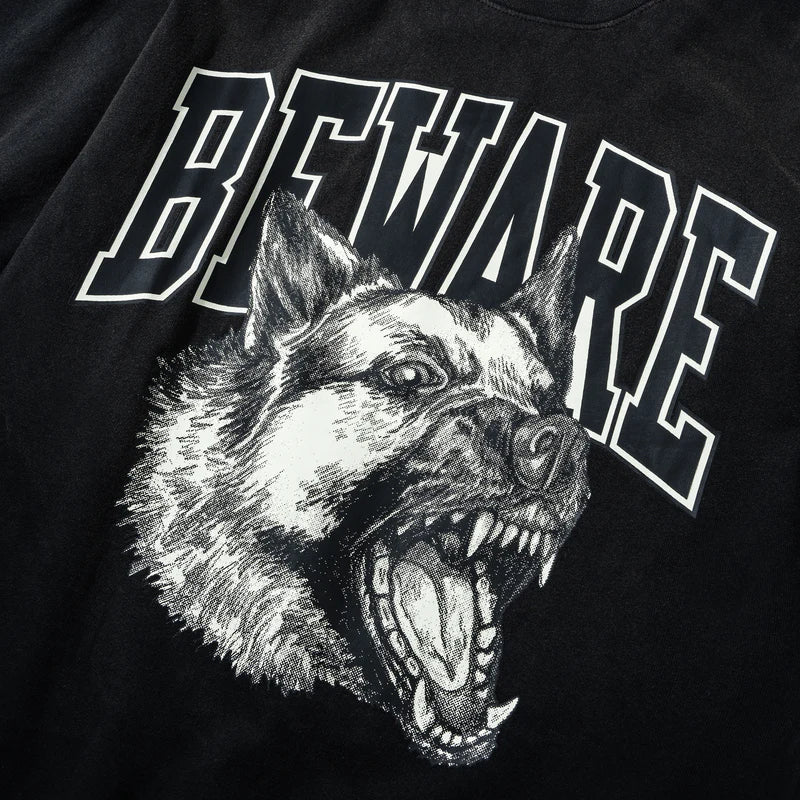 Market Studios "Tonal Beware" Jet Black T-Shirt