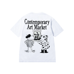 Market Studios "Smiley Museum" White UV Activated T-Shirt