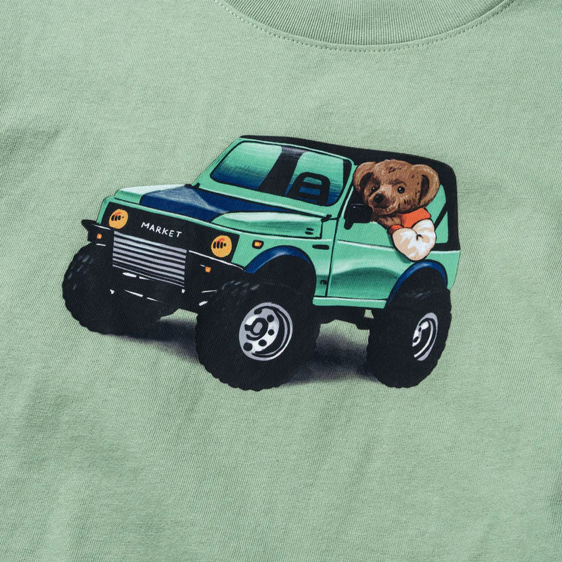 Market Studios "4x4 Bear" Basil T-Shirt