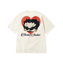 Market Studios x Betty Boop "Sweetheart" Butter Cream T-Shirt