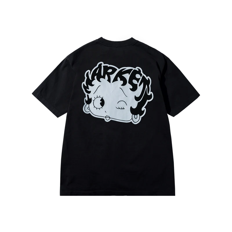 Market Studios x Betty Boop "Mascot" Black T-Shirt