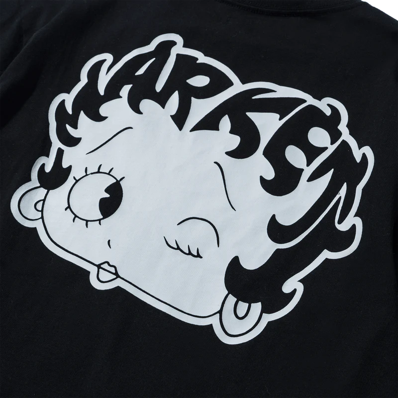 Market Studios x Betty Boop "Mascot" Black T-Shirt