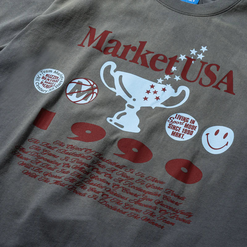 Market Studios "Smiley 1990" Cement T-Shirt