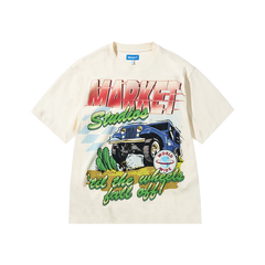 Market Studios "Wheels Off" Butter Cream T-Shirt