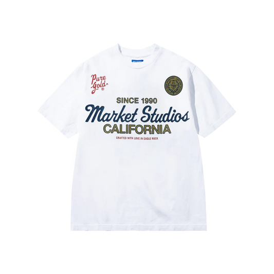 Market Studios "Pure Gold" White T-Shirt