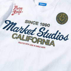 Market Studios "Pure Gold" White T-Shirt