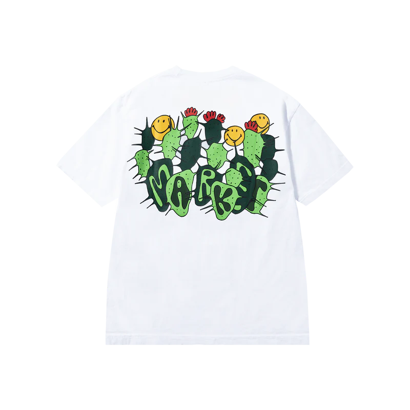 Market Studios "Smiley Cactus" White T-Shirt