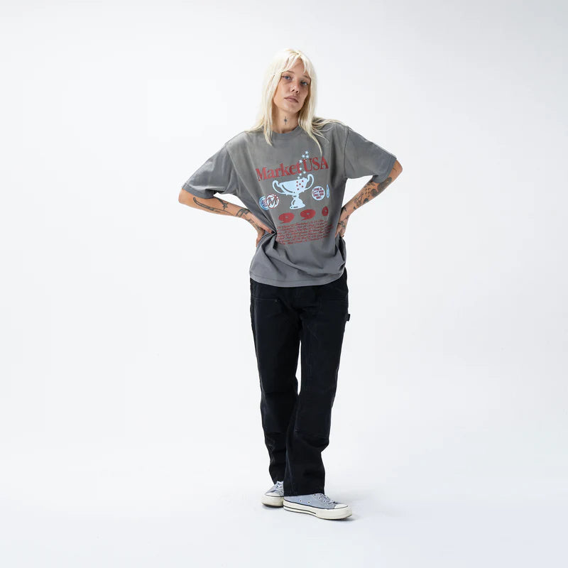 Market Studios "Smiley 1990" Cement T-Shirt
