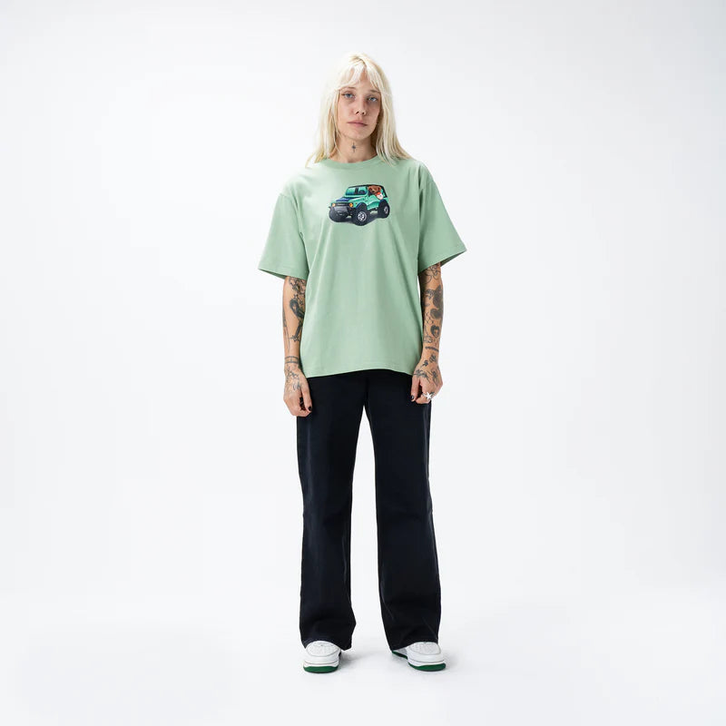 Market Studios "4x4 Bear" Basil T-Shirt