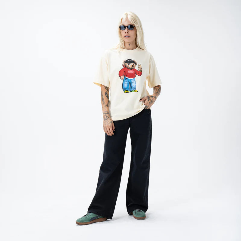 Market Studios "Fit Check Bear" Butter Cream T-Shirt