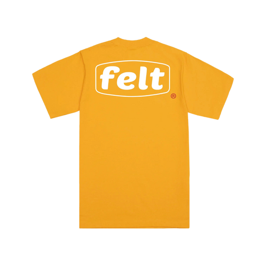 FELT "Work Logo" Gold Tee