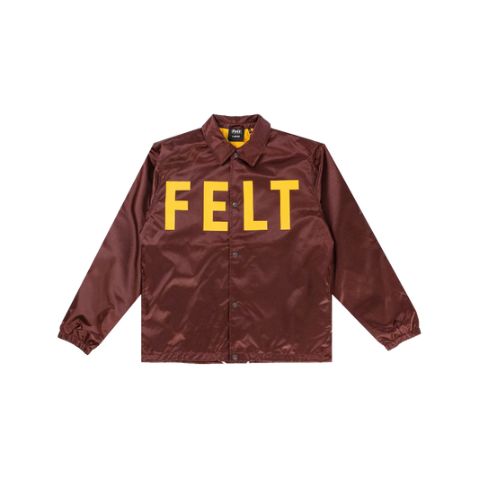 FELT "Strike Out" Burgundy Coach Jacket