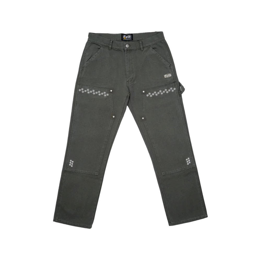 FELT "Hitch Hiker" Dark Army Carpenter Pants