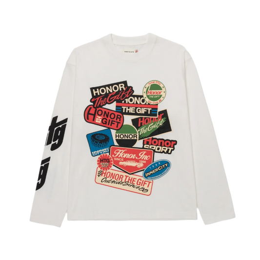 Honor The Gift "Fuel" White Longsleeve