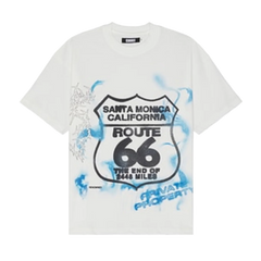 Renowned "Route 66" White Tee