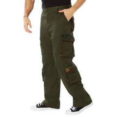 Rothco "Olive/Woodland Camo" Vintage Paratrooper Cargo Pants
