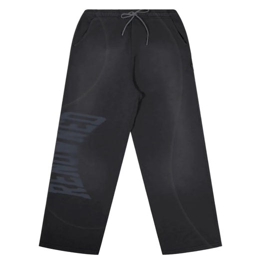 Renowned "Lucid Arch Logo" Black Sweatpants