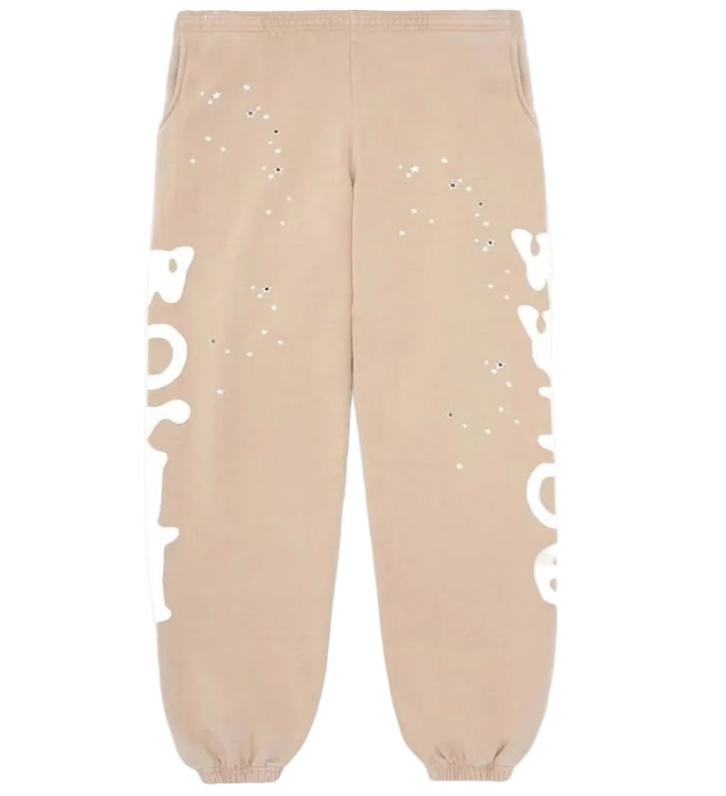 Sp5der Worldwide “Tan” Sweatpants