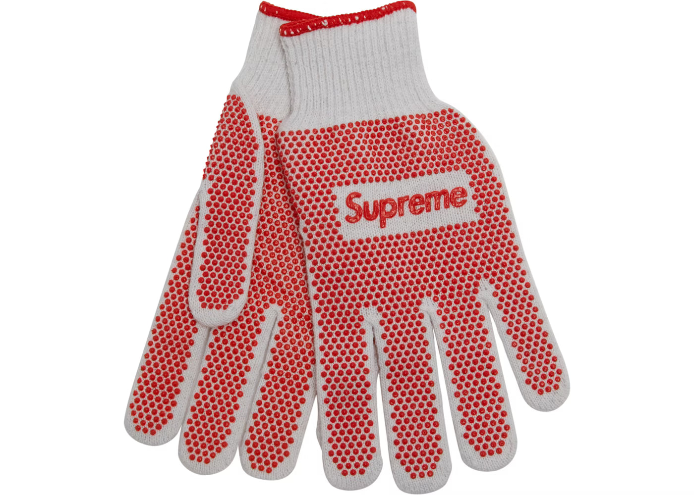 Supreme Grip Work White Gloves
