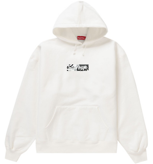 Supreme "Miami Box Logo" White Hoodie