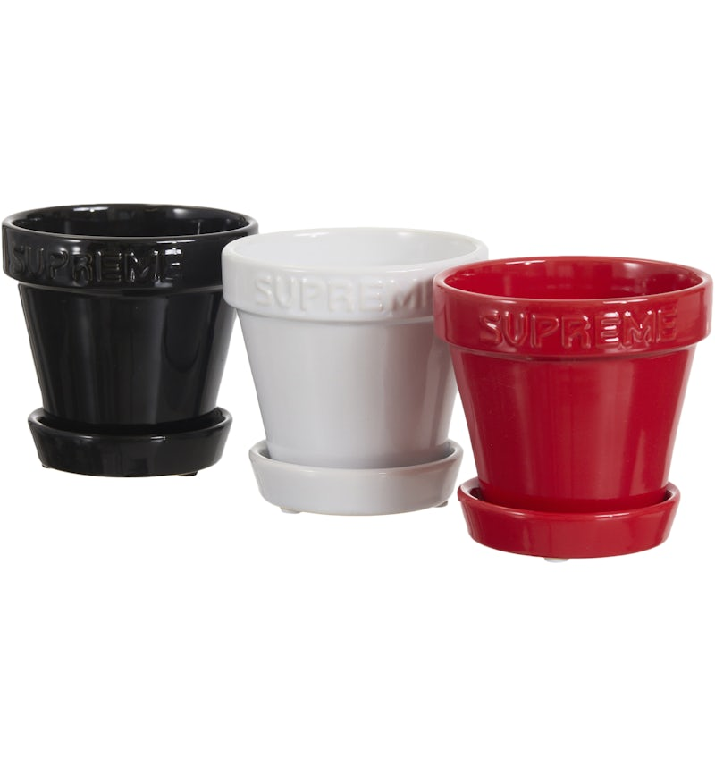 Supreme "Red, White & Black" Mini Planters Planters