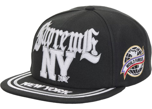 Supreme New York 6-Panel Black Snapback