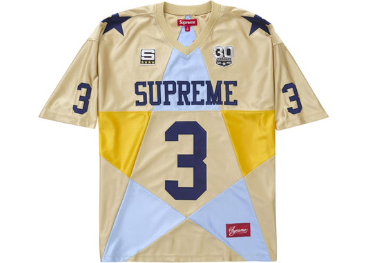 Supreme "Star Football Jersey" Gold