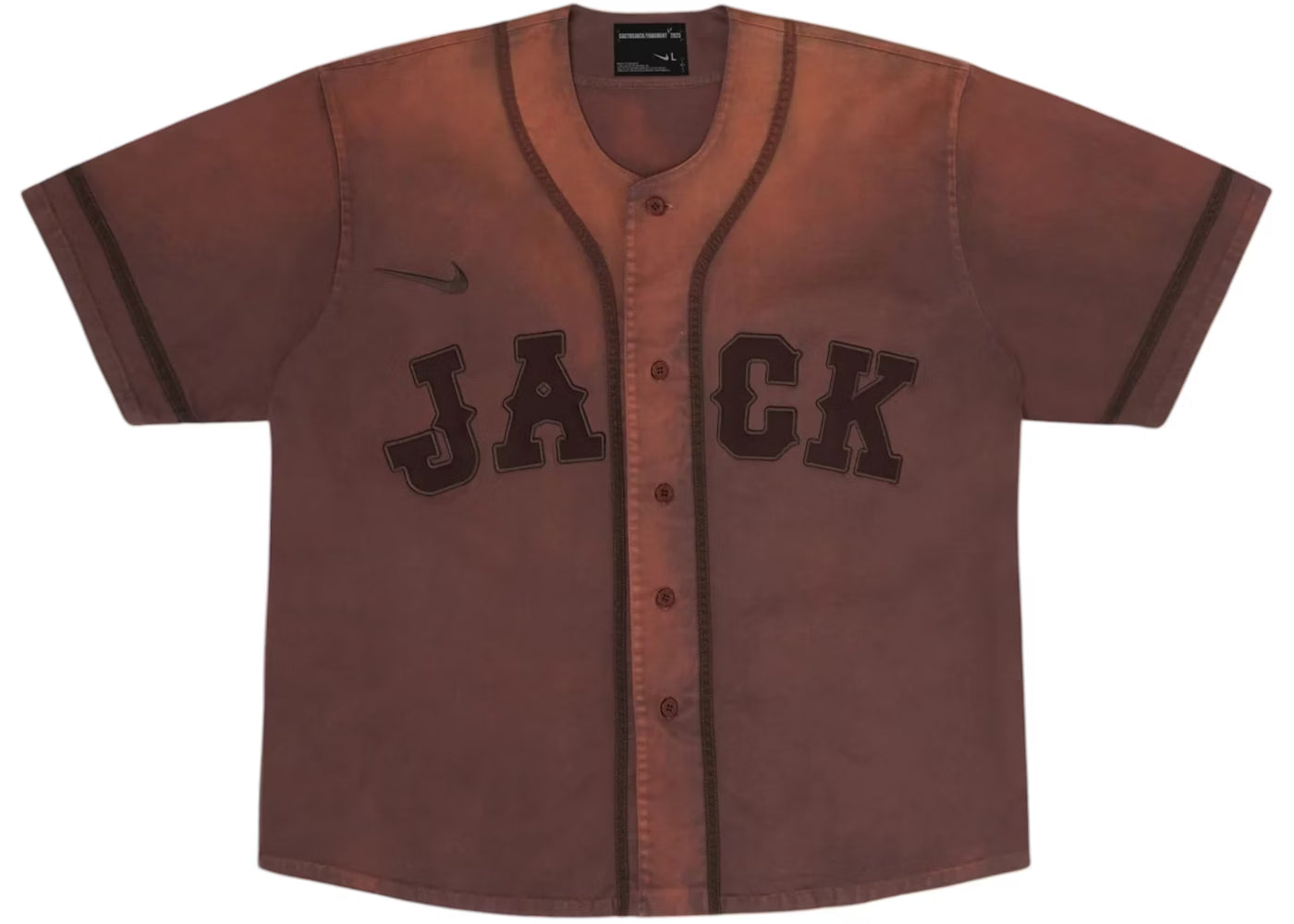 Travis Scott Cactus Jack x Fragment x Nike 'Tokyo Jack' Retro Baseball Jersey