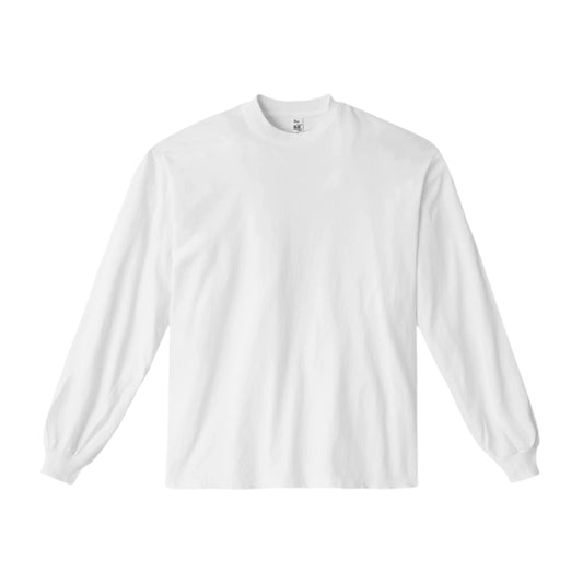 Sole Garden White Long Sleeve Blank T-Shirt