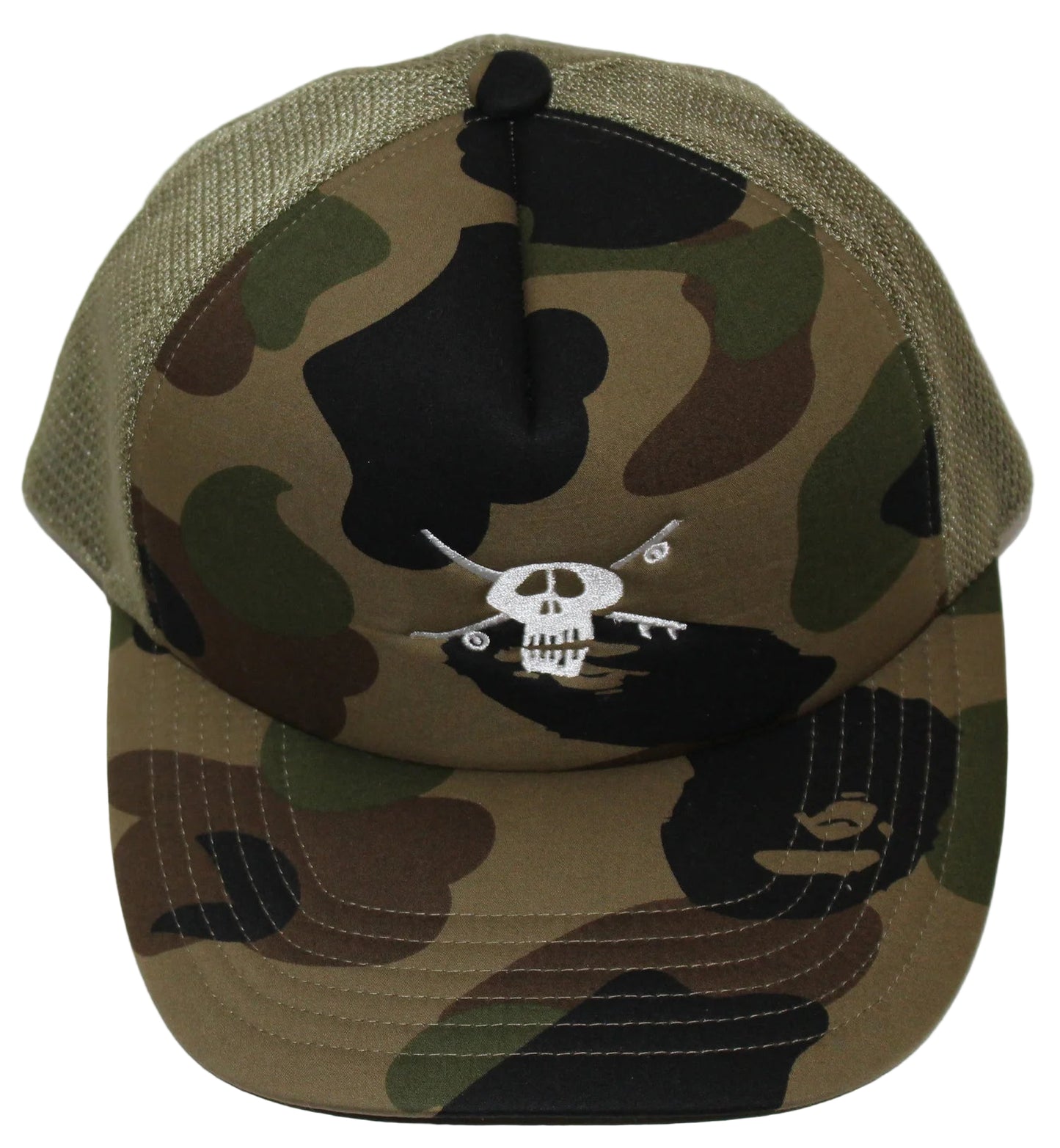 Stussy X Bape Camo Trucker NWT Hat