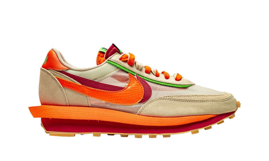 Nike LD Waffle sacai CLOT "Net Orange Blaze"
