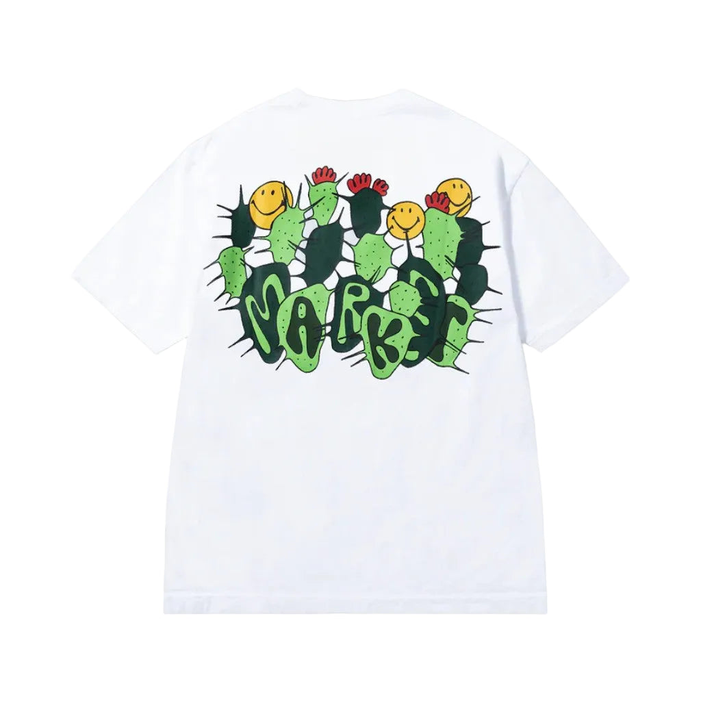 Market Studios "Smiley Cactus" White T-Shirt