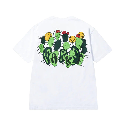 Market Studios "Smiley Cactus" White T-Shirt