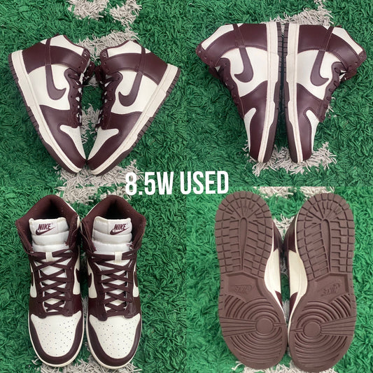 Nike Dunk High "Burgundy Crush" WMNS