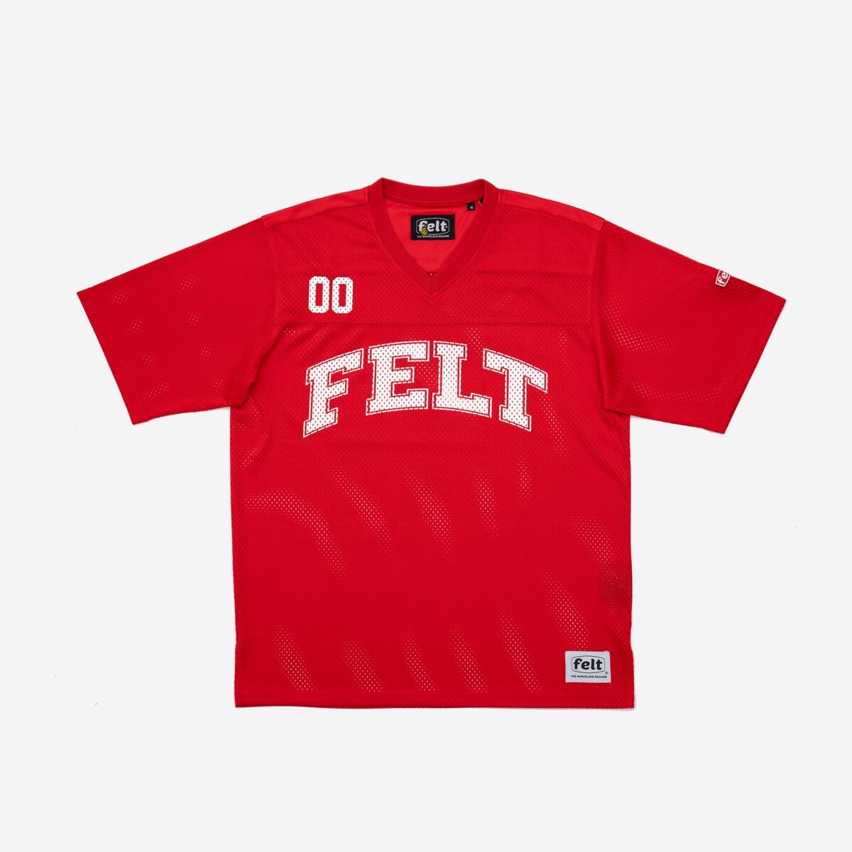 FELT “Overtown” Red Mesh Football Jersey